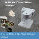 LICHTBLAU Schmierfett, Lebensmittelecht für Küchenmaschinen, Schmiermittel für Antrieb und Zahnräder z.B. Bosch MUM4, MUM5, und andere