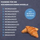 Knethaken Kunststoff wei&szlig; MCM6 MK8 K&uuml;chenmaschine Bosch Siemens