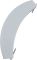 Türgriff mit Achsen in weiß passend für Bosch 00266751 I Griff aus Kunststoff für Waschmaschinen & Waschtrockner I Ersatzteile Bosch Siemens Balay Waschmaschinen & Kondenstrockner
