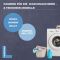 Türgriff weiß passend für Bosch 00266751 I Griff aus Kunststoff für Waschmaschinen & Waschtrockner I Bosch Siemens Balay