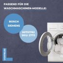 Türgriff weiß passend für Bosch Siemens 00751782 I 230mm x 83mm x 40mm I Griff aus Kunststoff Zubehör für Waschmaschinen