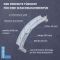 Türgriff weiß passend für Bosch Siemens 00751782 I 230mm x 83mm x 40mm I Griff aus Kunststoff Zubehör für Waschmaschinen
