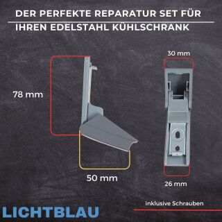 MONTERAL Kit de Bisagra 9590178 9590124 para Tirador Puerta Frigorifico para Liebherr Garantía MONTERAL Kit de Bisagra 9590178 9590124 para Tirador Puerta Frigorifico para Liebherr Garantía