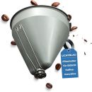 Lichtblau Filterhalter grau für Bosch Kaffeemaschine...