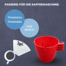 Filtertopf rot f&uuml;r Bosch Kaffeemaschine TKA6A