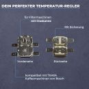 Temperatur Regler mit Sicherung f&uuml;r Bosch Kaffeemaschine TKA6A mit Glaskannen