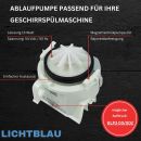 LICHTBLAU Ablaufpumpe Laugenpumpe 00611332 für Spülmaschine Bosch, Siemens, Neff, Constructa, Küpperbusch I 611332 BLP3 00/002