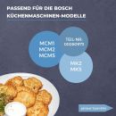Kombi Schneid Raspelscheibe 260973 für Kartoffelpuffer Bosch Küchenmaschine