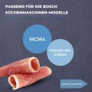 Schneidmesser Einsatz fein für Träger 649584 Bosch Küchenmaschine MCM4