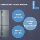 Lichtblau Thermostat Ranco K59-H1346 I Ersatzteil Kühlschrank für Bosch 167223 und AEG 00167223 I Kühlschrankthermostat kalt aus: -27° warm aus: -12° konstant ein: +5° I Kapillarrohr 600mm