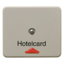 Hotelcard-Schaltaufsatz mit Aufdruck und roter Linse...