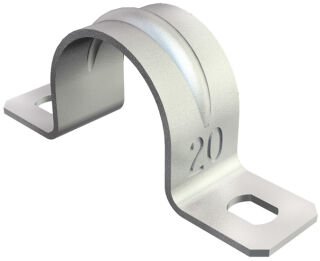 Befestigungsschelle zweilappig 40mm Stahl galvanisch verzinkt 605 40 G 1018396