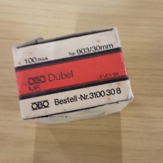 OBO-D&uuml;bel Einschlagd&uuml;bel M6, L30mm Stahl galvanisch verzinkt 903 30 G